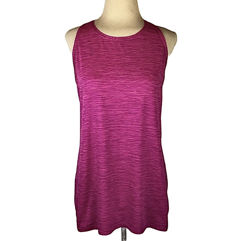 ATHLETA sz S Racerback Hot Pink Sleeveless TOP yoga workout athletic athleisure